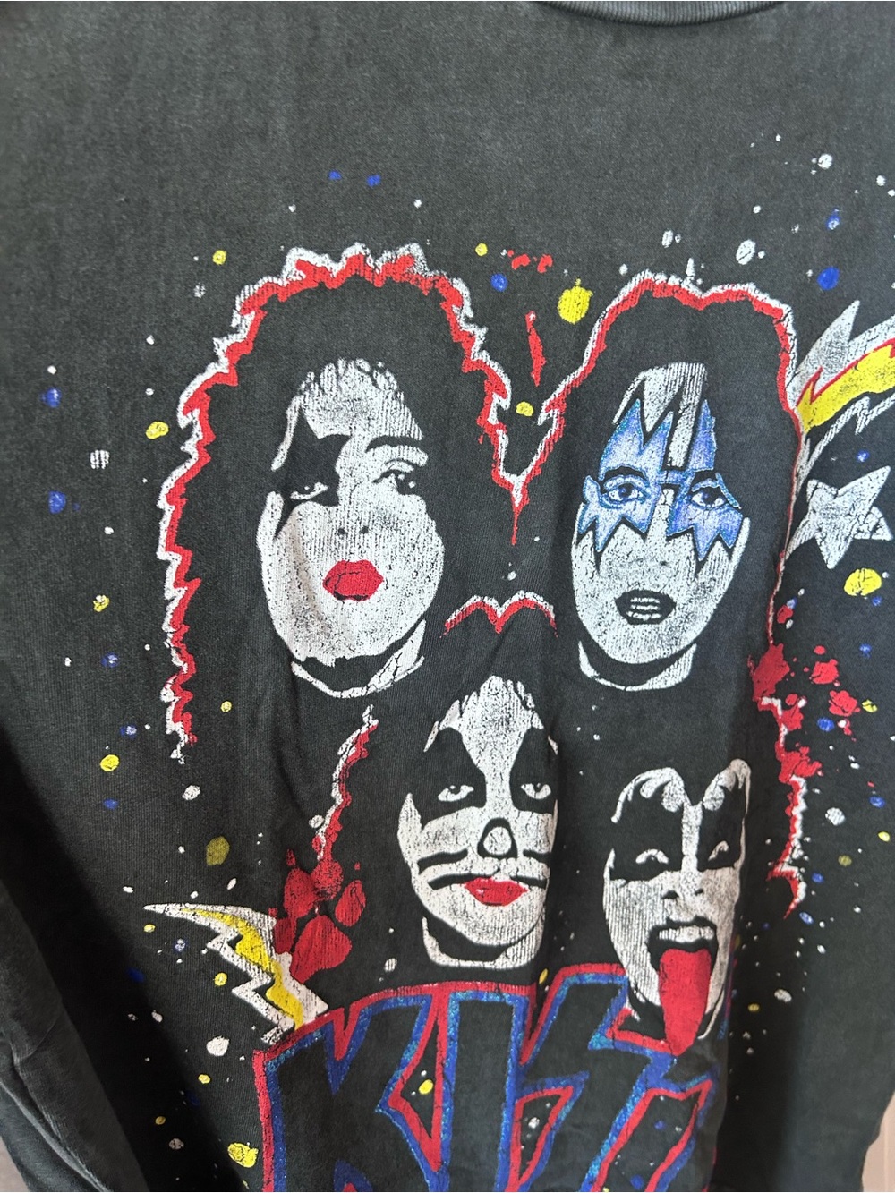 KISS Black Graphic Band Tee - Picture 4 of 5